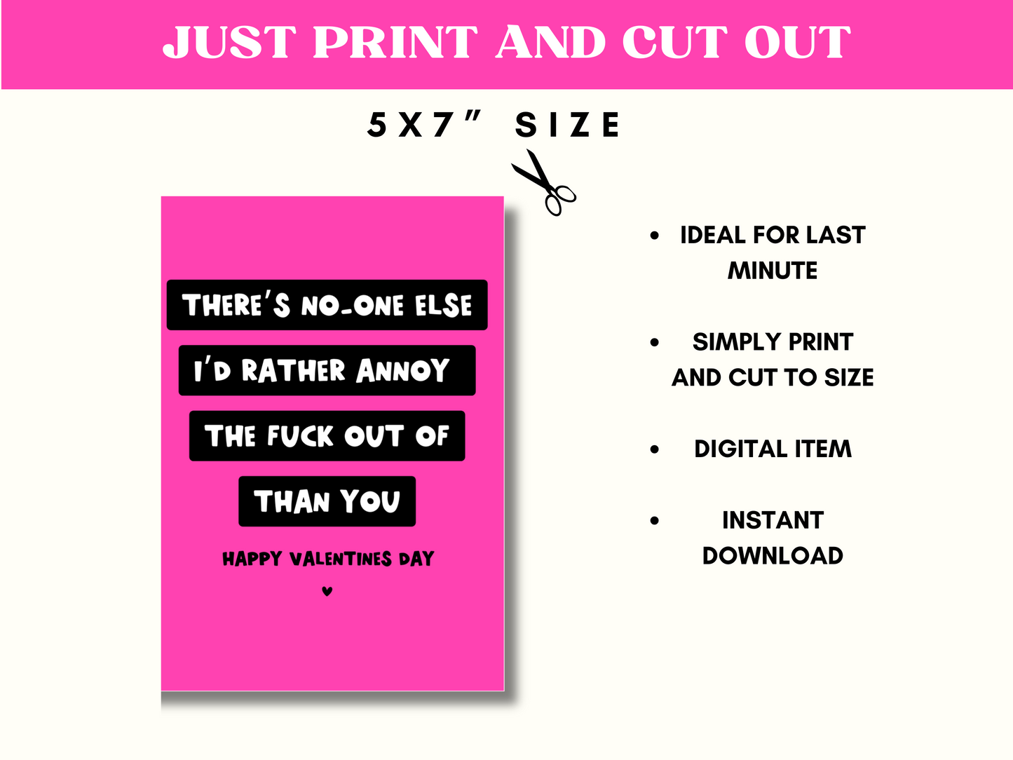 I'd Rather Annoy You - Digital Pink