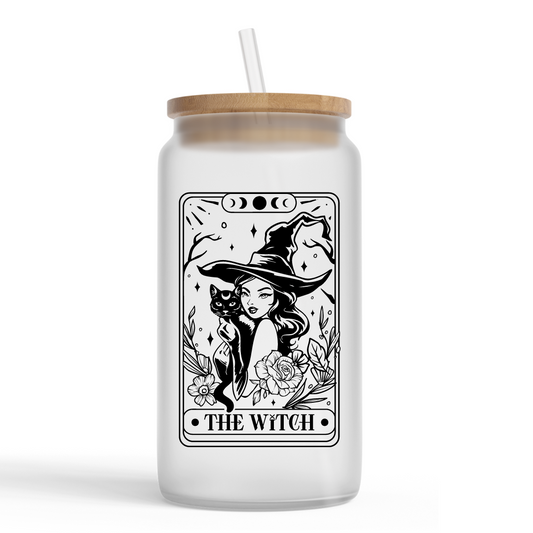 The Witch Tarot Glass Can