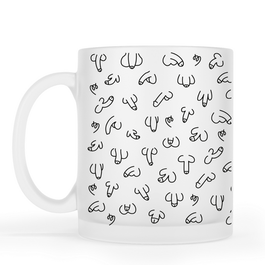 Frosted Willy Mug