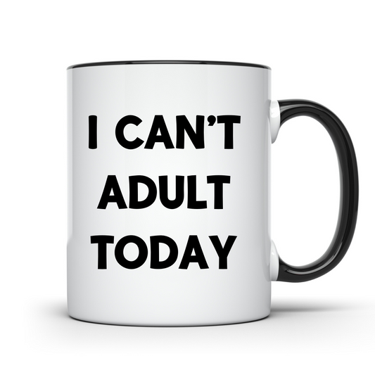 I can't Adult Mug