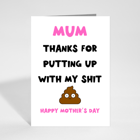 Thanks Mum Card