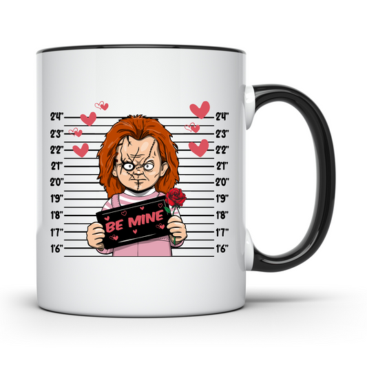 Chucky Be Mine Mug - Coloured Handle